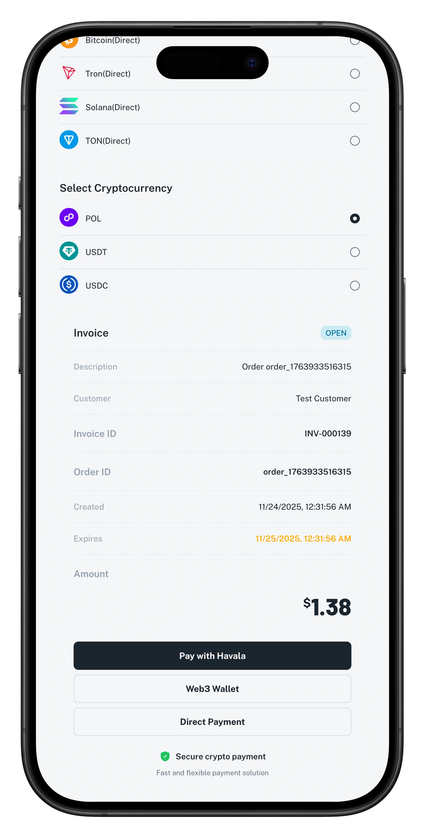 Let Customers Pay With Their Preferred Cryptocurrency